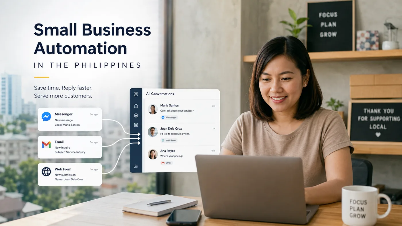 Small business automation in the Philippines lead follow-up cover