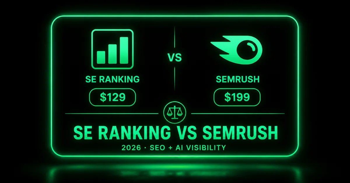 SE Ranking vs Semrush comparison